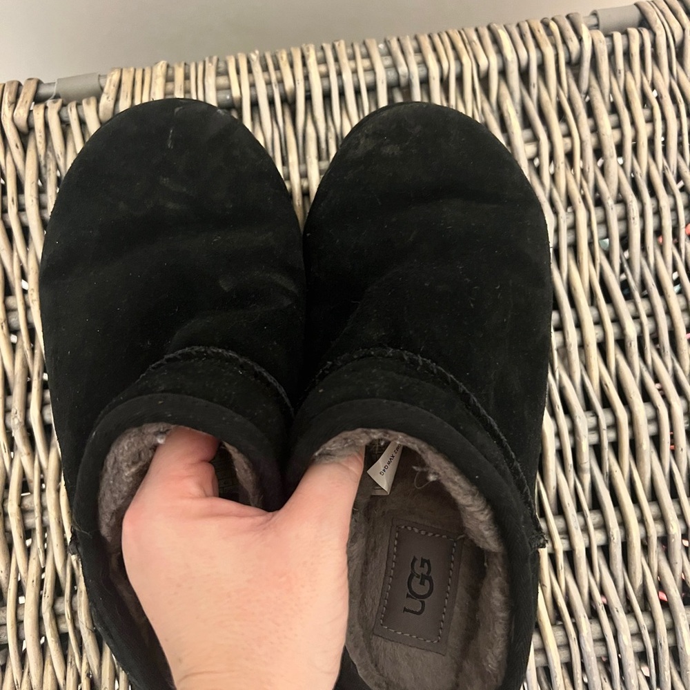 UGG Black Slip Ons
